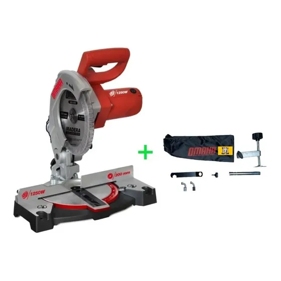 Sierra Ingletadora Omaha 1250w 4500 Rpm 200mm 8 Pulgadas
