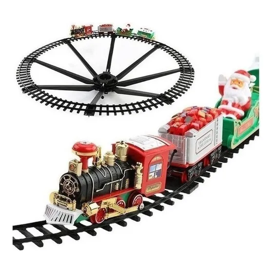 El Tren Eléctrico Puede Colgar El Árbol De Navidad