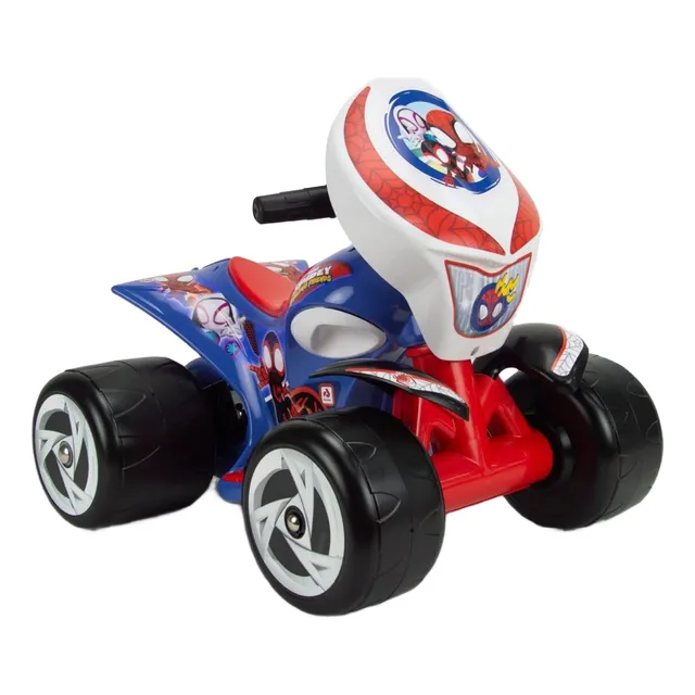 Cuatriciclo Cuatri Spider Man Hombre Araña Injusa Bateria Tx