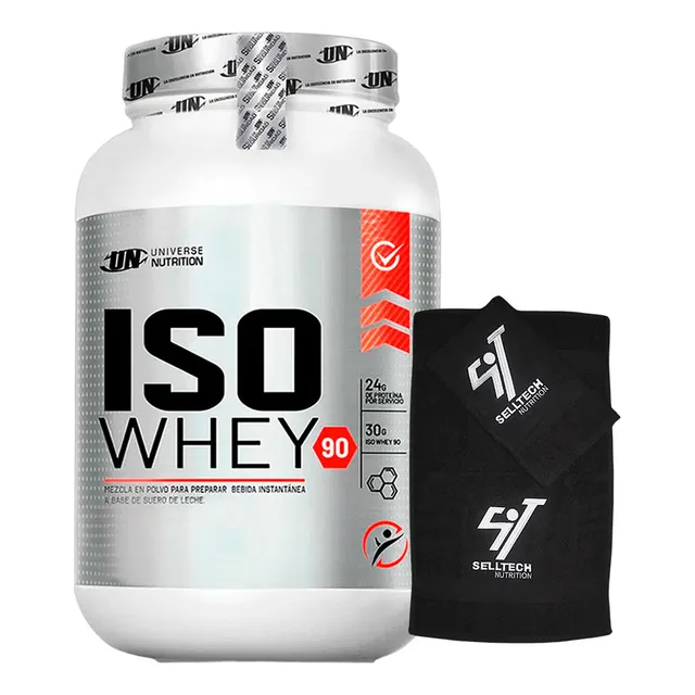 Universe Nutrition Iso Whey 90 1.1kg Cookies & Cream+toalla