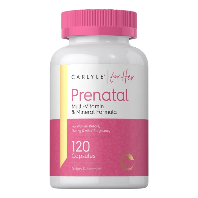 Suplemento Carlyle Prenatal Multivitamínico 120 Capsulas