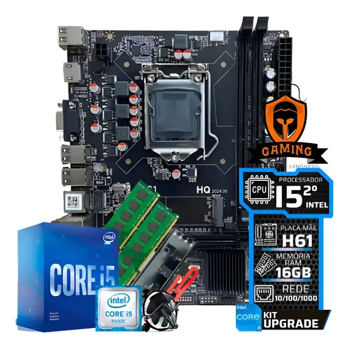 Kit Upgrade Intel I7-7700 + Ddr4 16gb + Placa Mãe H110 Cor