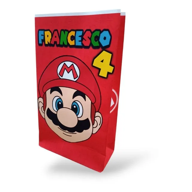 Bolsas Sorpresitas Mario Bros. Con Golosinas