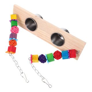 1 Juego De Perchas Para Loros, Columpio De Madera Para Loros 1 Juego De Perchas Para Loros, Columpio De Madera Para Loros