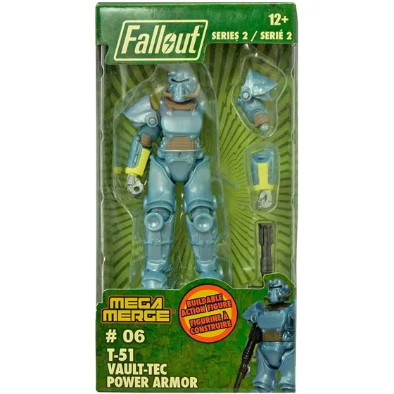 Just Toys Llc Fallout Mega Merge Figuras (serie 2 T-51 Vault