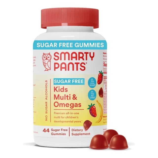 Multivitaminas Para Niños Sin Azucar Smarty Pants 44 Gomitas Frutas