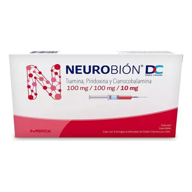 Neurobión Dc 100mg/100mg/1mg Caja Con 5 Jerigas Prellenadas