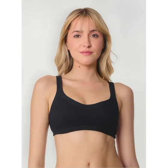Top Básico Algodón & Lycra Sin Aro Sol Y Oro Art. 45992sy