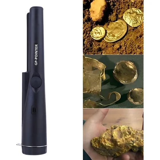 1 Buscador De Metales De Mano Para Oro Plata Cobre Bronce