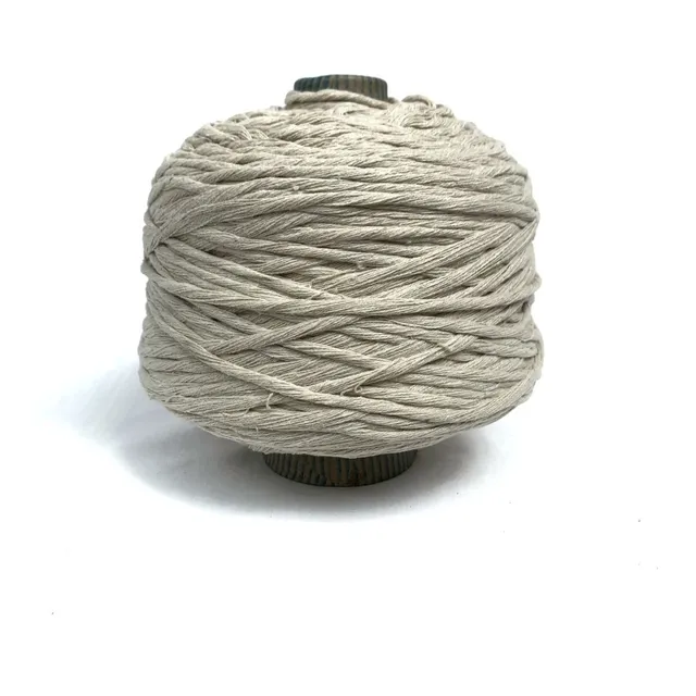 Hilaza 8/36 Color Crudo Para Macramé, 1kg, 4mm