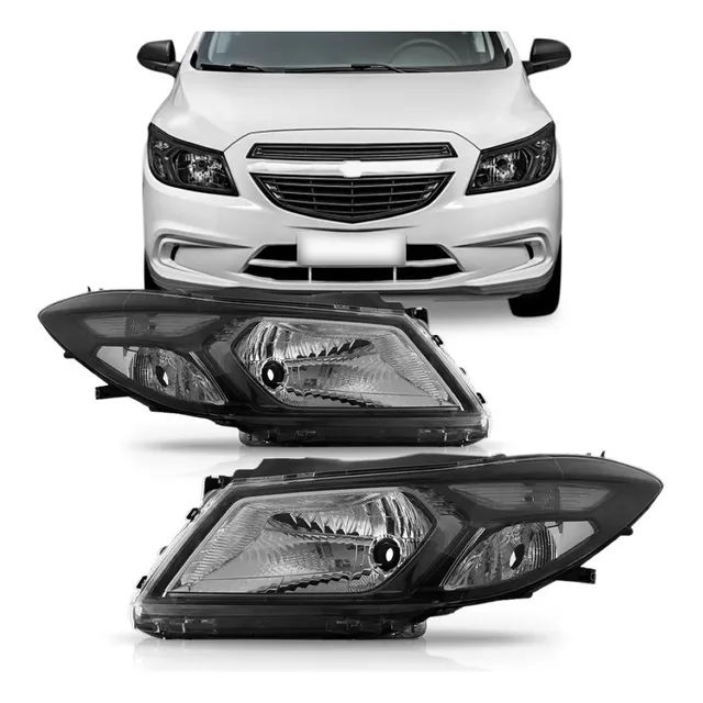 Farol Onix / Prisma Joy 2013 2014 2015 A 2019 Mascara Negra