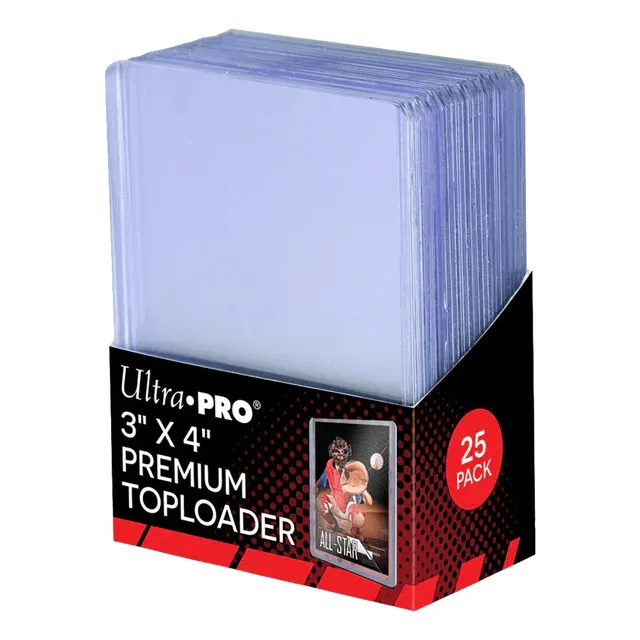 Top Loaders Ultra Pro 3 X4'' Premium 25 Unidades Sellados