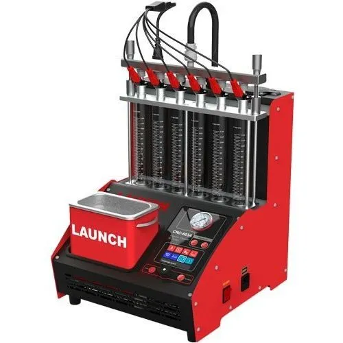 Maquina De Prueba Y Limpieza De 6 Inyectores Launch Cnc603a 