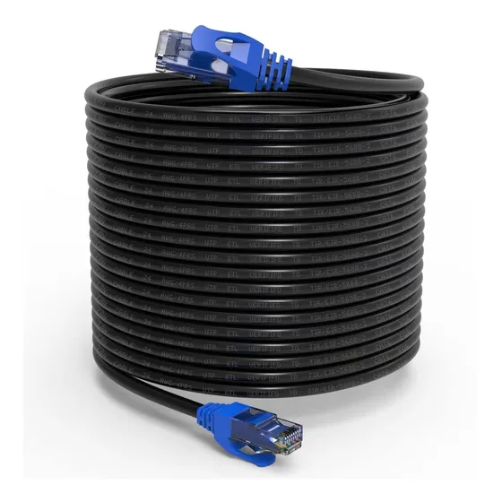 Cable Ethernet Cat6 200 Pie Para Exterior Red Largo 6 Uv