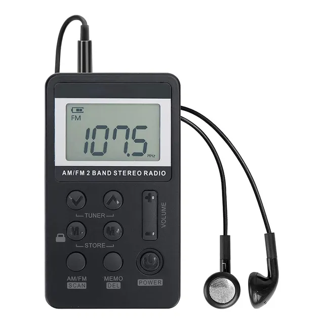 Radio Digital Bolsillo Am/fm Portátil Doble Banda Audio Usb
