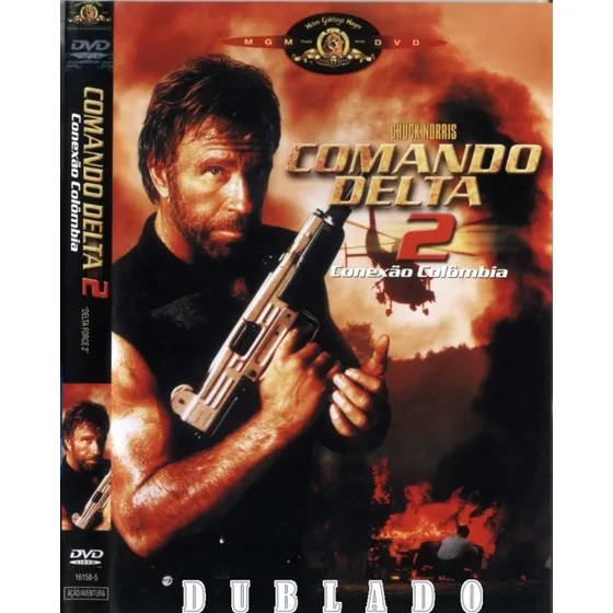 Dvd Comando Delta 2 - 1990 - Dublado - Chuck Norris