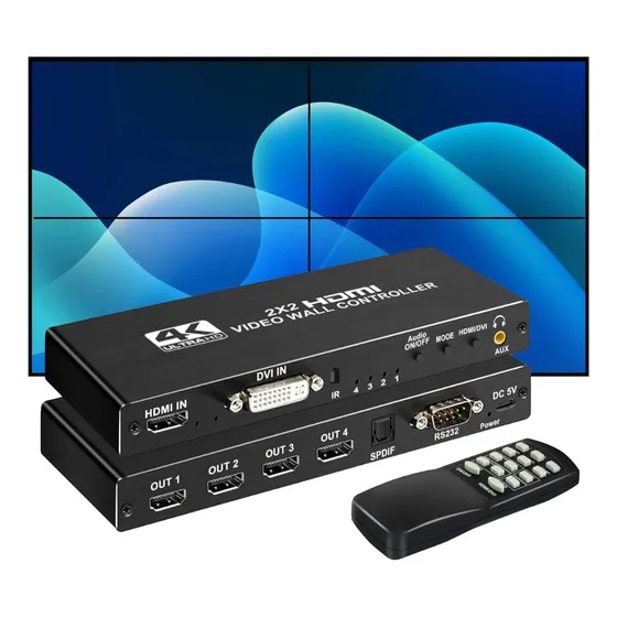 Controlador Video Wall Hdmi 2x2