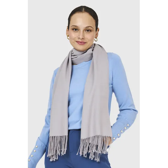 Bufanda Suave Gris Nicopoly