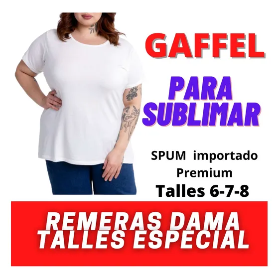 Pack Mayorista 6 Remeras  Dama Talles Especial Para Sublimar