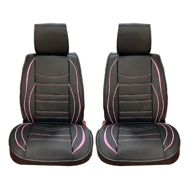 Cubreasiento Rosa / Negro Universal Ideal Para Suzuki Swift