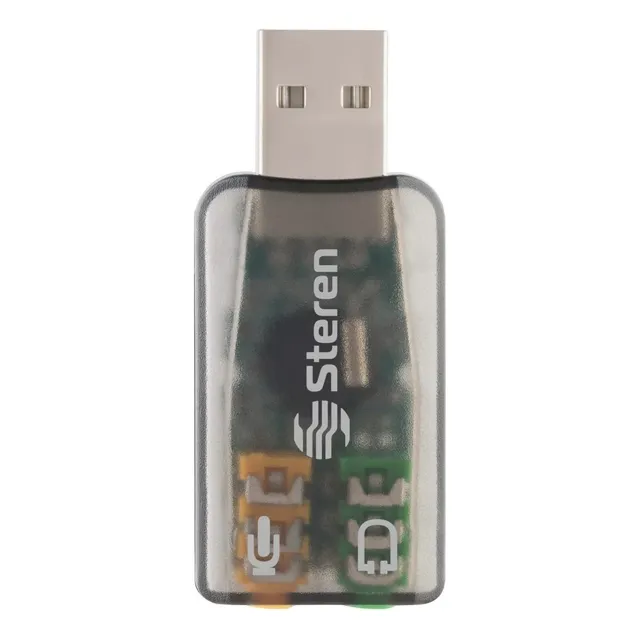 Tarjeta De Sonido Usb Externa Com-202 Steren