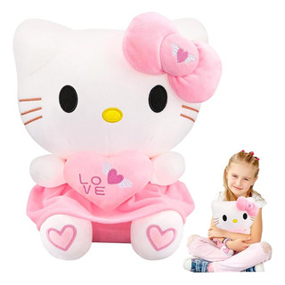 Kawaii Cartoon Cat Plush Toy With Bow 35cm Kawaii Cartoon Cat Plush Toy With Bow 35cm