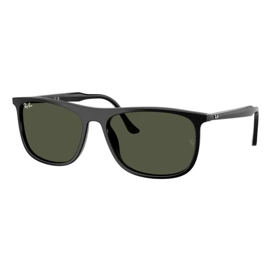 Gafas De Sol Ray-ban Rb2216 Verde Color negro - XL 58 Varilla Negro Armazón Negro