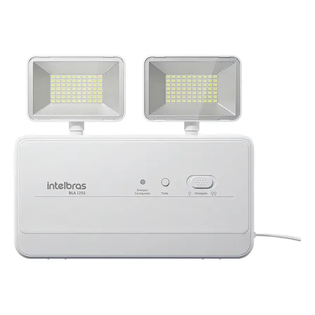 Bloco De Iluminação Autonômo Bla 1202 Intelbras Cor Branco
