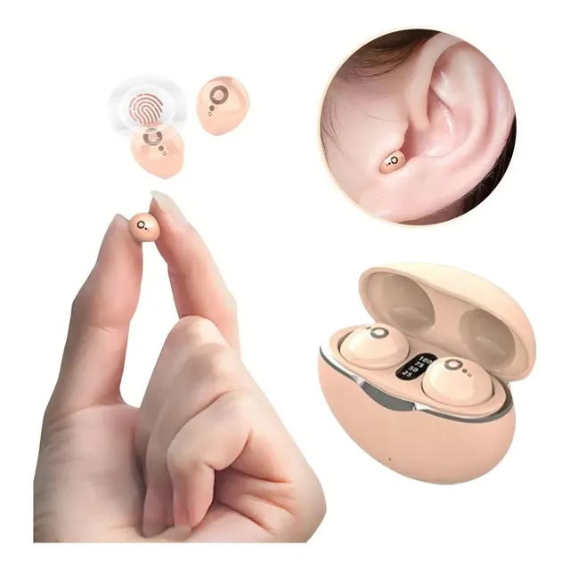 Audifonos Invisibles Verdaderamente Inalambricos Bluetooth Piel
