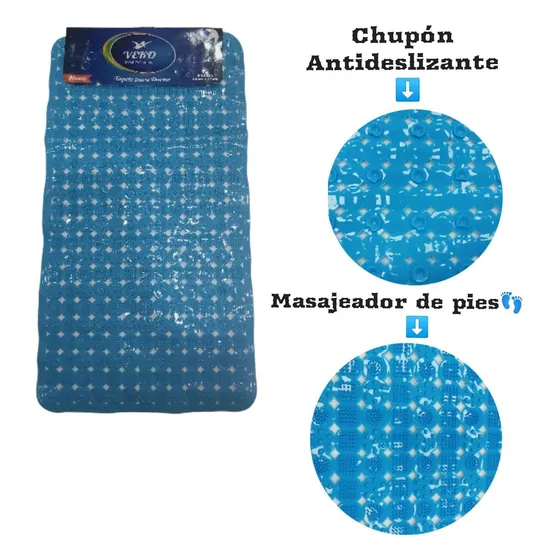 3 Alfombra Antideslizante Antiresbalante Para Baño Ducha