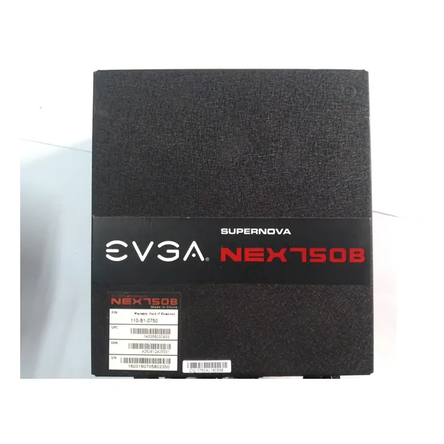 Fuente De Poder Real Atx 750w 80 Plus Bronze Modular Evga Negro