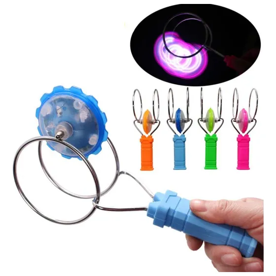 Trompo Yoyo Magnético Anti Estrés Luminoso Relaja Juguete 