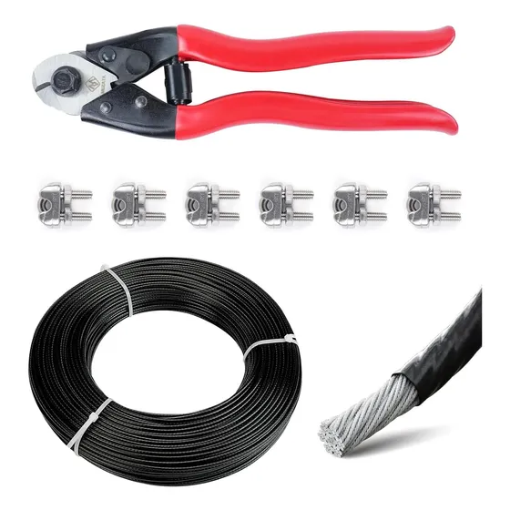 Cuerda De Alambre De Acero Inoxidable T316 Con Revestimiento