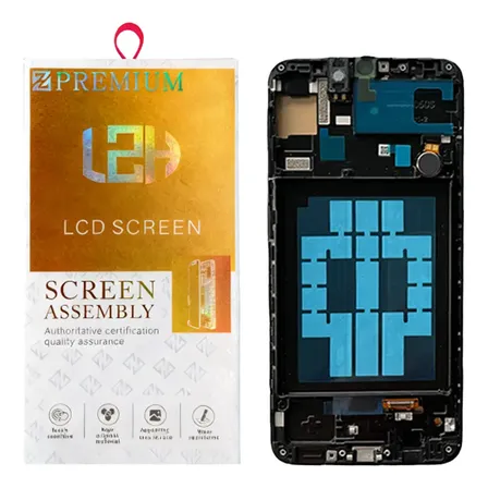 Tela Frontal Display Lcd Para Samsung A30/a50 C/ Aro Premium Preto