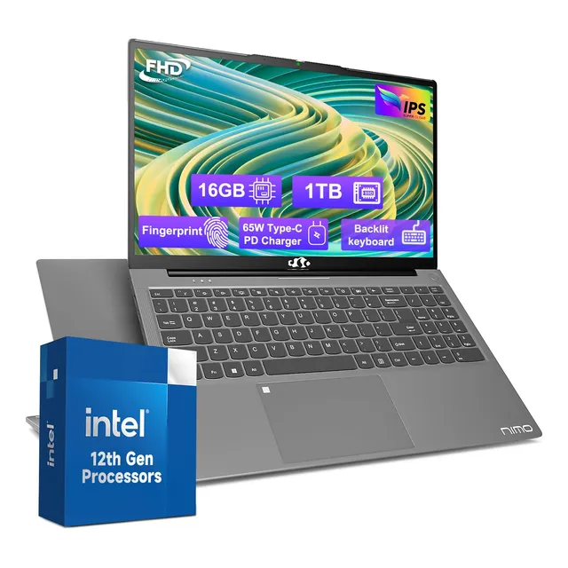 Laptop De 15.6 Full Hd Intel Pentium Quad-core N100, 16 Gb R