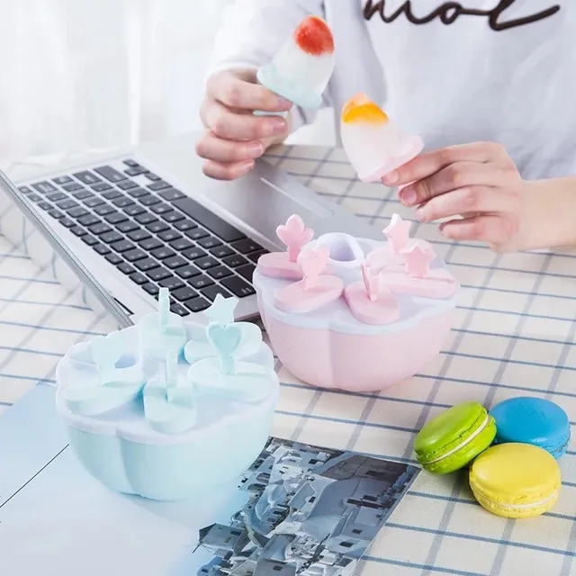 Oferta Molde Chupetera Helados Para 18 Unidades Importado 