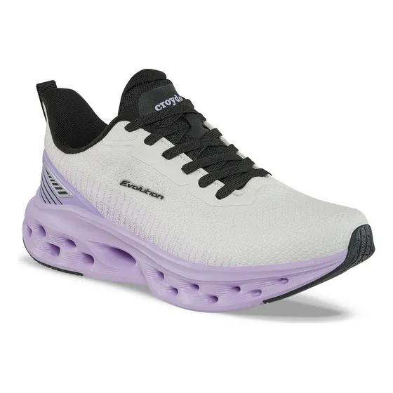 Tenis Running Wetzy Blanco-lila Para Mujer Croydon