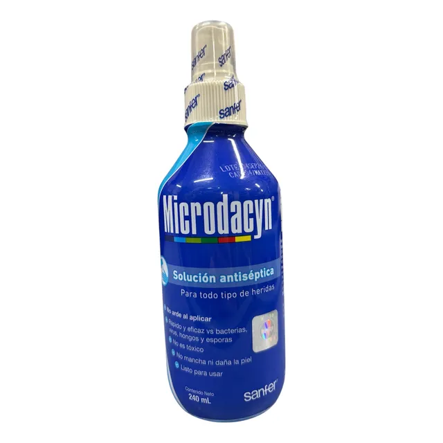 Microdacyn Frasco De 240 Ml Con Atomizador R*