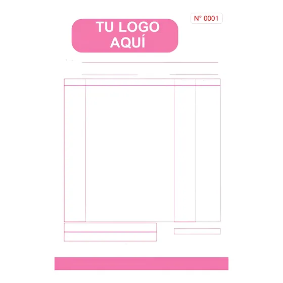 Notas De Remisión Tamaño Carta Original Y 1 Autocopiable