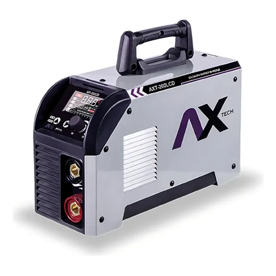 Soldadora Inversor Electrodo 200amp Bivoltaje 110/220v Color Gris
