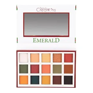 Sombras 15 Colores Beauty Creations Emerald Sombras 15 Colores Beauty Creations Emerald