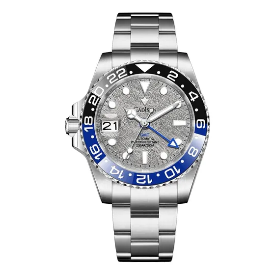 Cadisen Reloj Automático Para Hombre Reloj Mecánico Gmt Corr