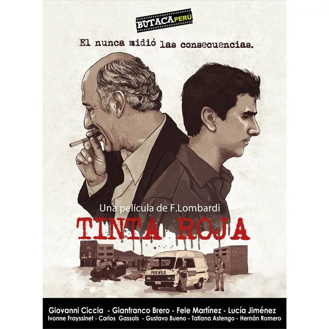 Tinta Roja, Dvd Original Película Peruana Butaca Perú