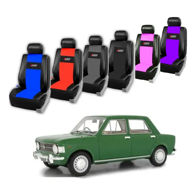 Funda Cubre Asientos Auto Cuerina Para Fiat 128 Super Europa