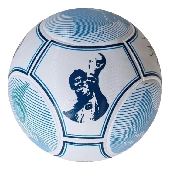 Pelota De Futbol Ch1 Dm10 Maradona Mrd3100 Mexico 86 Hibrida Color Celeste