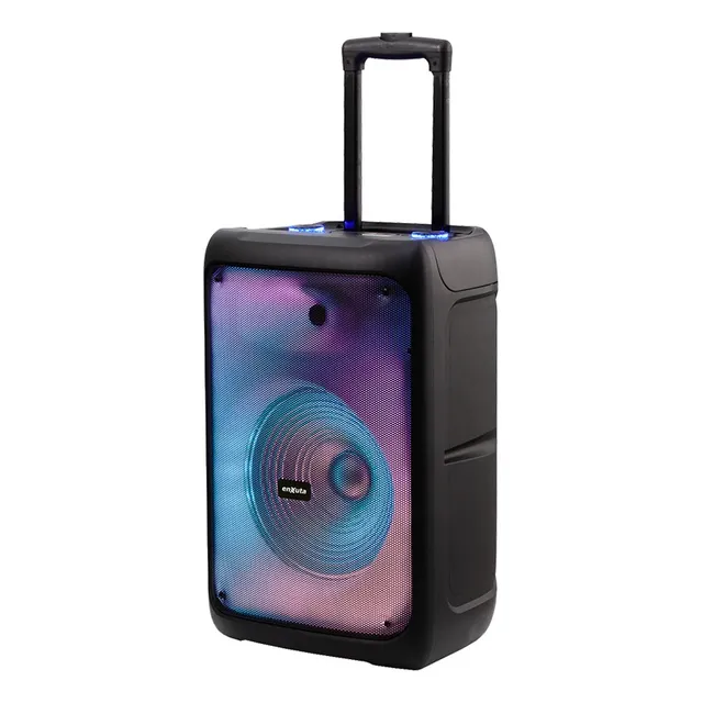 Party Box Parlante Portátil Enxuta 12  Bluetooth Usb Aux Fm