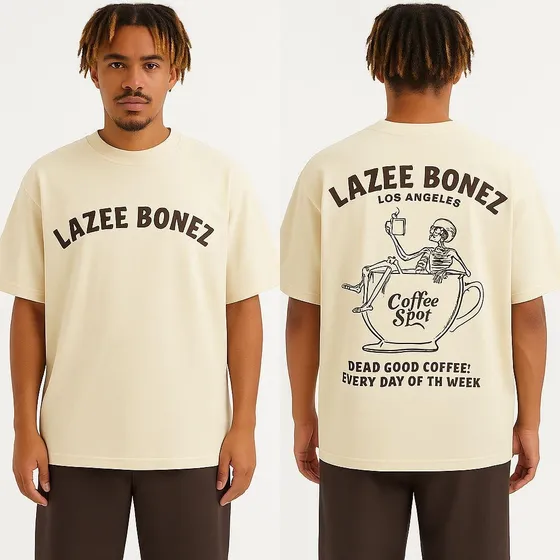 Remera Estampada Laze Bone Baron Blonde Hombre