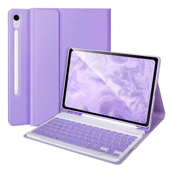 Funda Teclado Con Ñ Para Galaxy Tab S9 Fe 10.9 / S9 11 2023