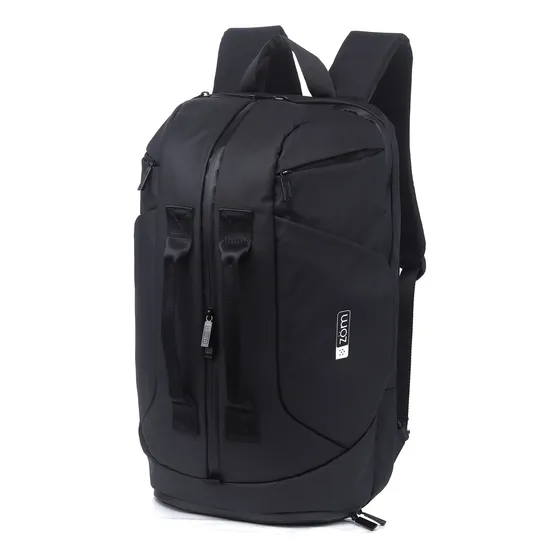 Mochila Bolso Montana Dualbag Zb-908bk 17.3 Viaje Notebook Color Negro Diseño De La Tela Liso