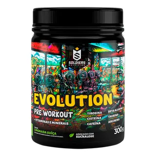 PrĂ©-treino Evolution PrĂ© Workout 300g Sabor Limonada SuĂça Soldiers Nutrition PrĂ©-treino Evolution PrĂ© Workout 300g Sabor Limonada SuĂça Soldiers Nutrition